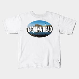 Yaquina Head Lighthouse mask/sticker/shirt Kids T-Shirt